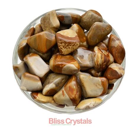 1 Large Crop Circle Flint Tumbled Stone Aka Crop By Blisscrystals