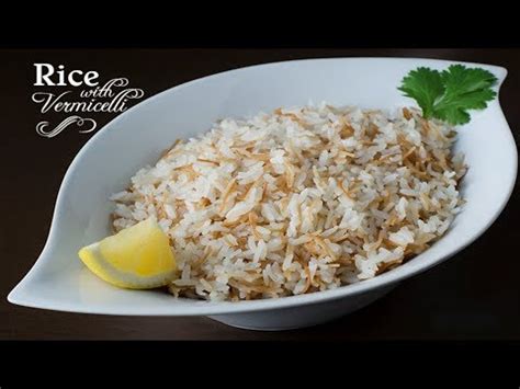 The Perfect Egyptian Rice With Vermicelli YouTube