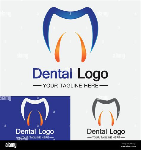 Dental Logo Design Vector Template Creative Dentist Logo Dental Clinic