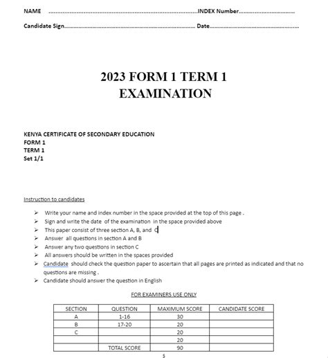 2023 Form 1 - Printable Forms Free Online