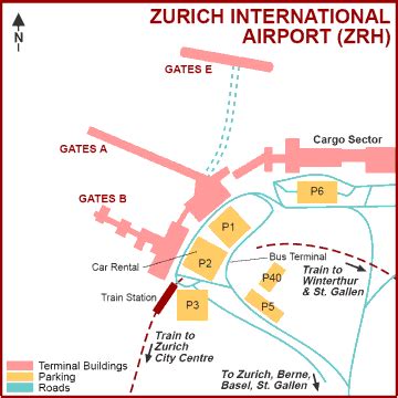 Zurich Airport Map Google