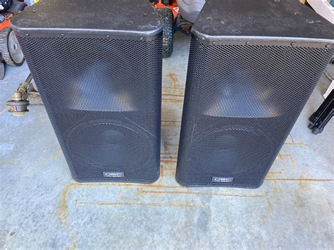 Pair Qsc Kw Way Watt Active Loudspeaker Reverb