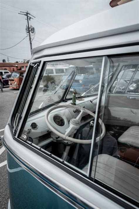 Steering Wheel of Volkswagen Bus · Free Stock Photo