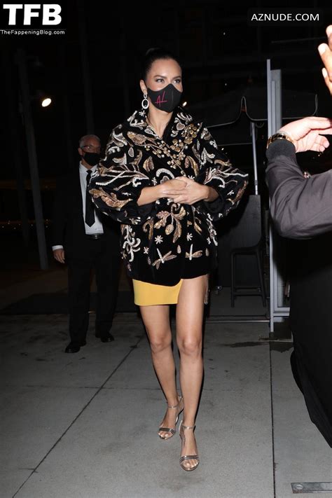 Adriana Lima Sexy Seen Flaunting Her Hot Body At The Last Night In Soho Premiere In LA AZNude