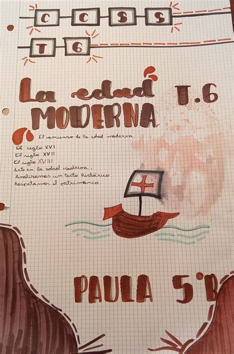 La edad moderna Edad moderna Ideas de colegio Diseño de libros