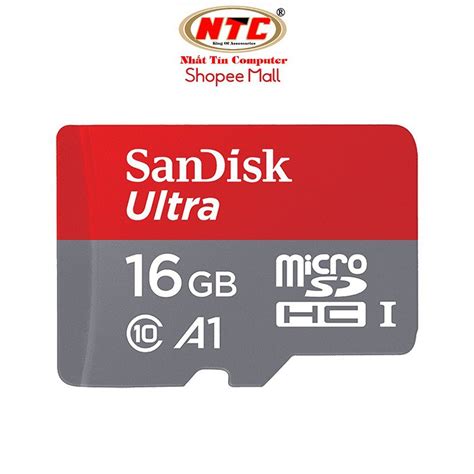 Thẻ Nhớ Microsdhc Sandisk Ultra A1 16gb Class 10 U1 98mbs No Adapter