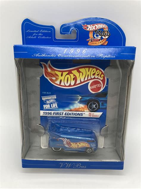 Hot Wheels 30 Years Commemorative Vw Bus 1996 74299188398 Ebay