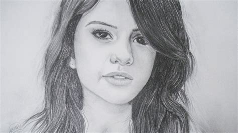 Selena Gomez Drawing Pencil Drawings Dekorisori