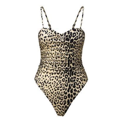 Sexy Leopard Lady Beach Bikini Swimsuit For Lady Bathing Suit With