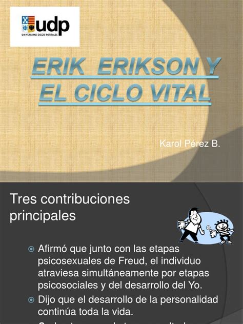 Clase 6 Erik Erikson Y El Ciclo Vital Pdf Adultos Carné De