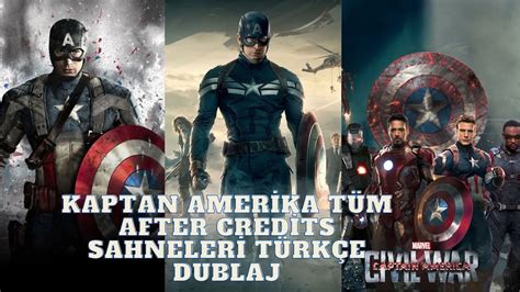 KAPTAN AMERİKA TÜM AFTER CREDITS SAHNELERİ TÜRKÇE DUBLAJ YouTube