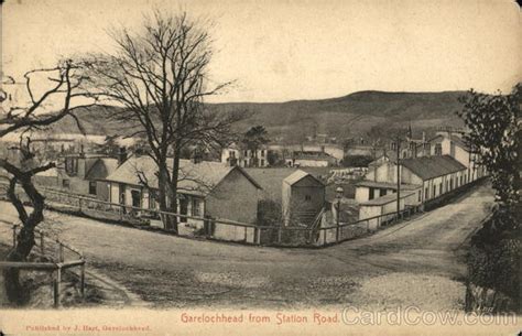 View of Town from Station Road Garelochhead, Scotland Postcard