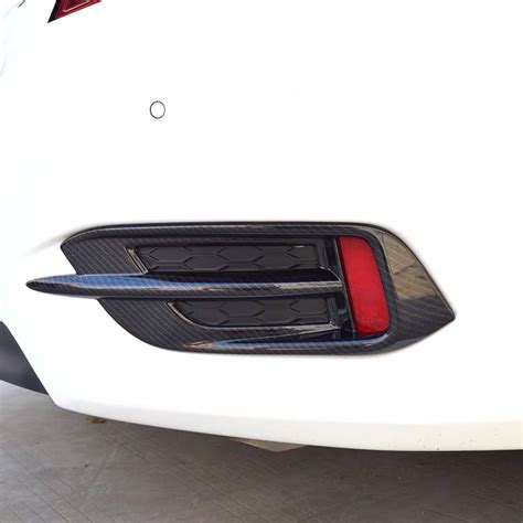 Honda Civic Fc Carbon Fiber Style Rear Fog Lamp Cover Shopee Malaysia