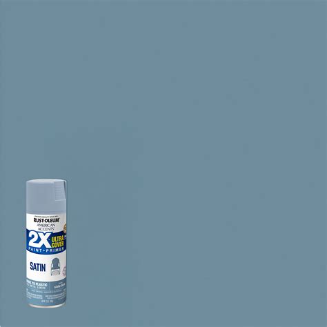 Slate Blue Rust Oleum American Accents 2x Ultra Cover Satin Spray Paint 12 Oz