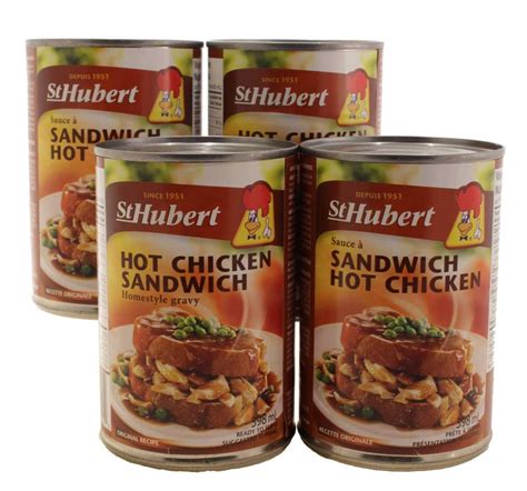 St Hubert Hot Chicken Sandwich Homestyle Gravy 398ml 13 5oz Pack Of 3 Imported From Canada