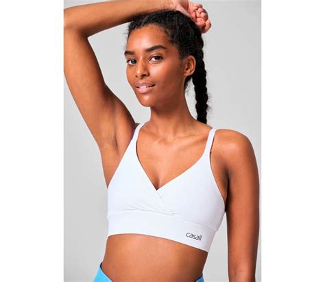 Casall Wrap Medium Support Sport Bh White Köp Online Hos Intersport