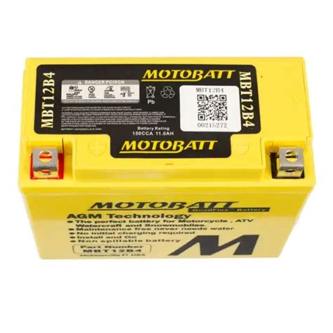 MBT12B 4 MOTOBATT QUADFLEX 12V BATTERY 6 Northside Motorcycle Tyres