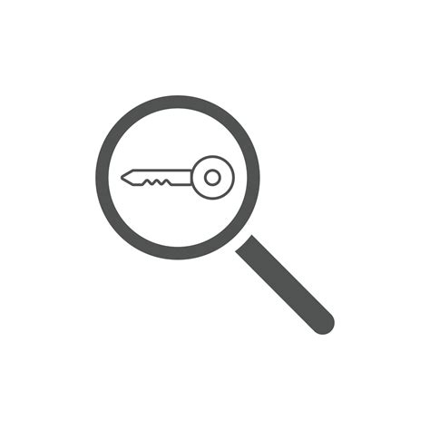 Keyword Research Icon Vector Illustrations Used For SEO Or Websites