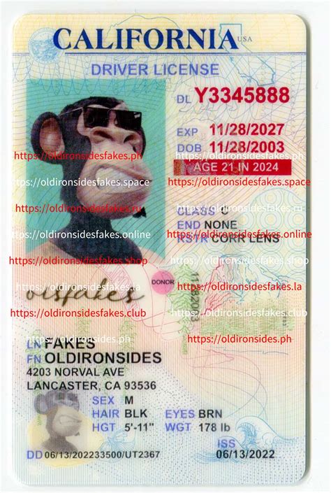 California Driver License Old Ca U21 Oldironsidesfakes Fakeidvendors Fake Id And Vendor