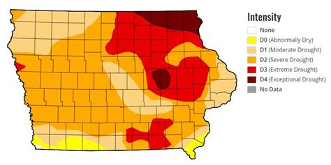 ‘Exceptional’ drought grips eastern Iowa, relief might be coming • Iowa ...