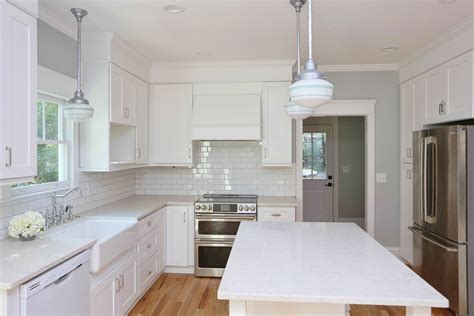 Home Cabinet Westbury S8 Style All White Kitchen Custom Kitchen