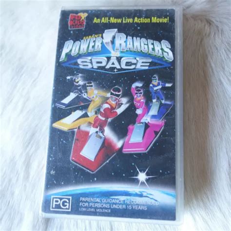 Power Rangers In Space Movie Vhs Vintage Power Rangers Tv Show