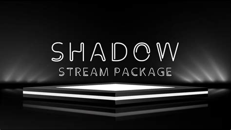 Animated Stream Overlay Shadow Stream Designz Youtube