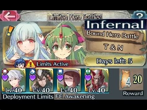 The Battle With Limited Unit Vs Tiki Ninian Infernal With F2P