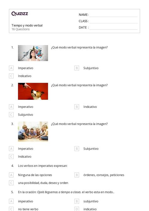 50 Verbos En Tiempo Futuro Hojas De Trabajo Para Grado 8 En Quizizz