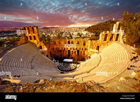 Odéon d Hérode Atticus amphithéâtre sur les pentes de l Acropole