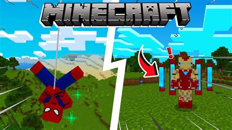 Minecraft Pe Novo Addon De Vingadores Para Mcpe Youtube