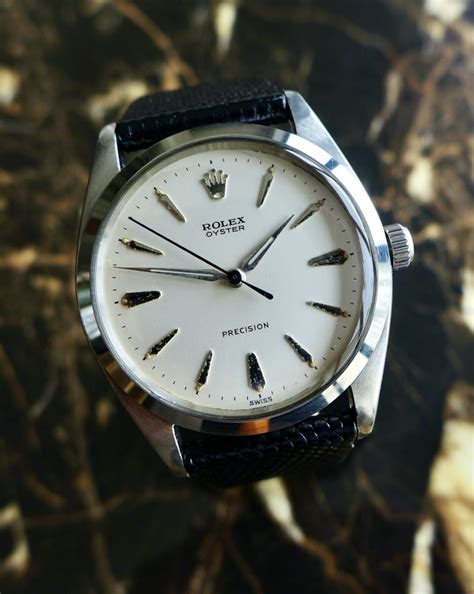 A Rare Gents Vintage Rolex Oyster Precision Oversize Mm In S