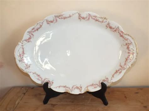 Grand Plat Ovale En Porcelaine De Limoges Par Th Odore Haviland Eur