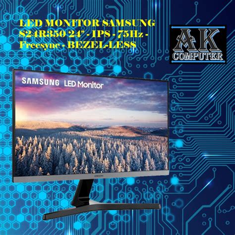 Jual Monitor Led Samsung Sr35 24 24inch Ips 75hz Bezel Less Freesync