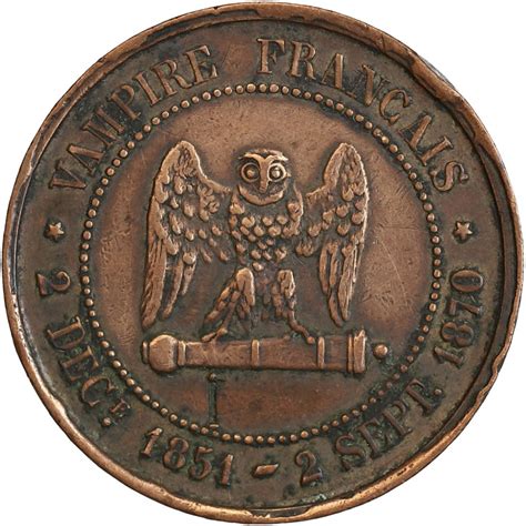 Médaille Satirique Napoléon III Le Misérable