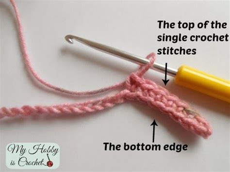 Tutorial For Crocheting Into The Back Bump Of The Foundation Chain You