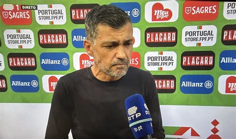 VÍDEO Gesto de Sérgio Conceição o SC Braga está a ser muito