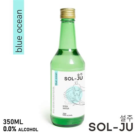 SOLJU SOJU HALAL BLUE OCEAN NONALKOHOL Soda Korea Lazada Indonesia