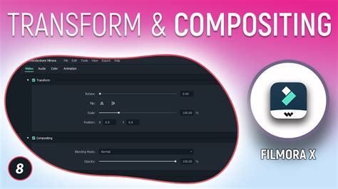 Filmora X Transform Compositing Tuorial 8 Blending Flip