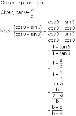 RS Aggarwal Solutions Class 10 Chapter 8 Trigonometric Ratios Of