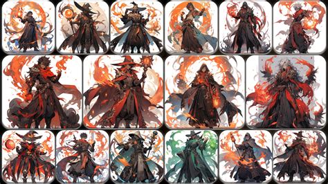 ArtStation - 4000 RPG Anime Classes and Characters (Full Body ...