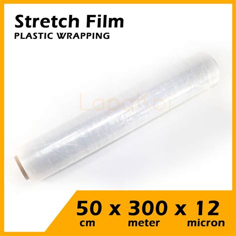 Jual Stretch Film Plastik Wrapping Clear Micron Cm X M