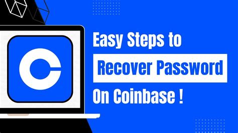 How To Reset Coinbase Account Password Youtube