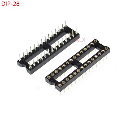 Pcs Narrow Body Dip Ic Round Hole Socket P Dip Chip Test Holder