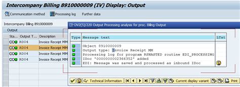 INVOIC IDoc Processing Of Intercompany Billing IV SAP Community