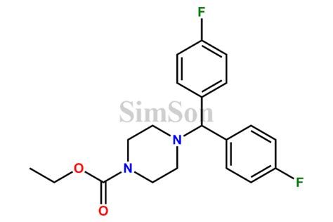 Bis Fluorophenyl Methyl Ethoxycarbonyl Piperazine Cas No