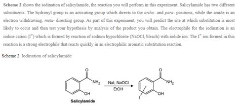 solved electrophilic aromatic substitution  iodination cheggcom