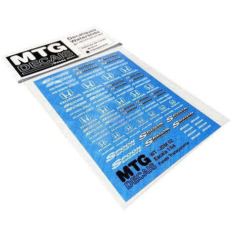 Decalque JDM Hot Wheels Escala Honda Spoon Mugen Shopee Brasil