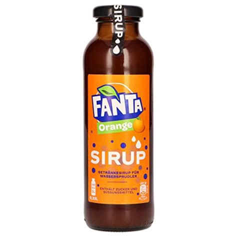 Fanta Sirup Orange, (1 x 330 ml) - ergibt bis zu 5L Fertiggetränk ...
