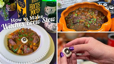 Halloween Recipe How To Make Witches Brew Stew Youtube